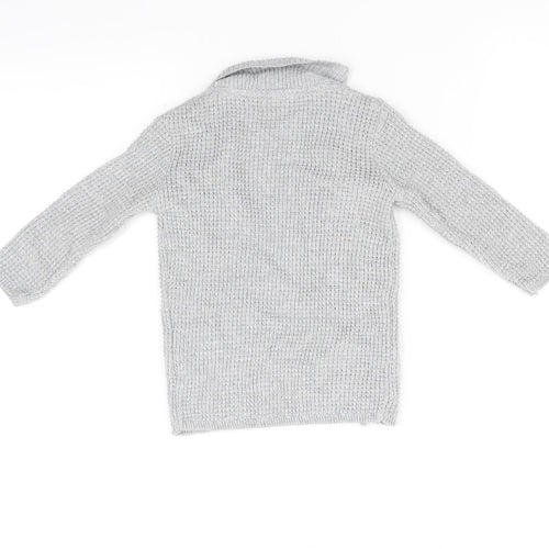 river island   Grey   Cardigan Jumper Size 6-9 Months