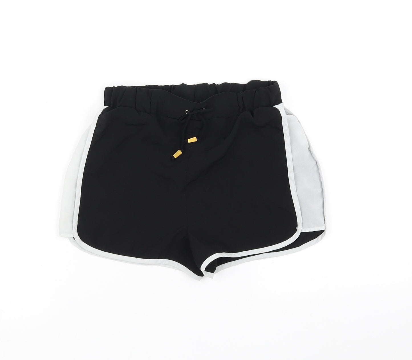 River Island Girls Black   Sweat Shorts Size 8 Years