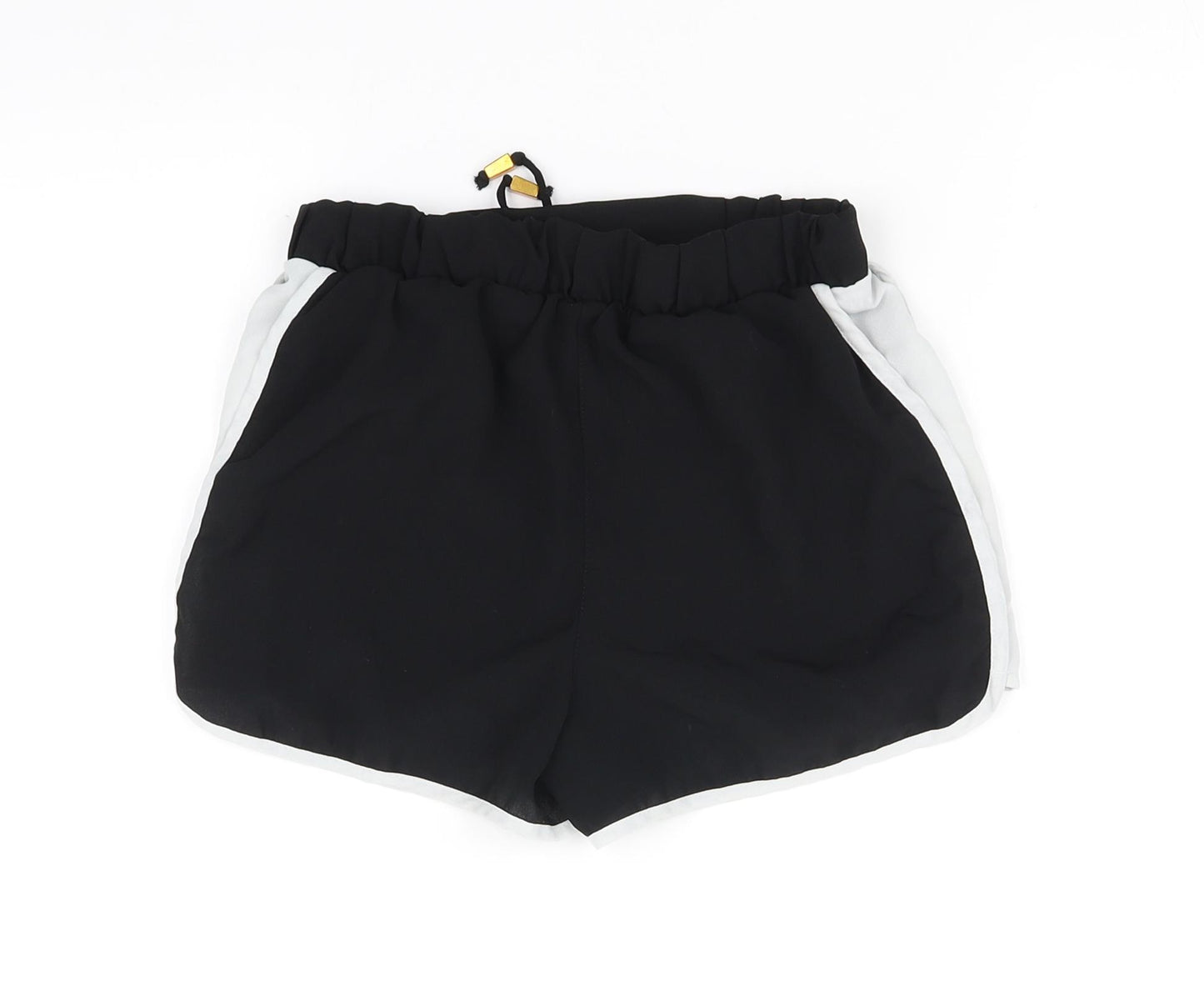River Island Girls Black   Sweat Shorts Size 8 Years