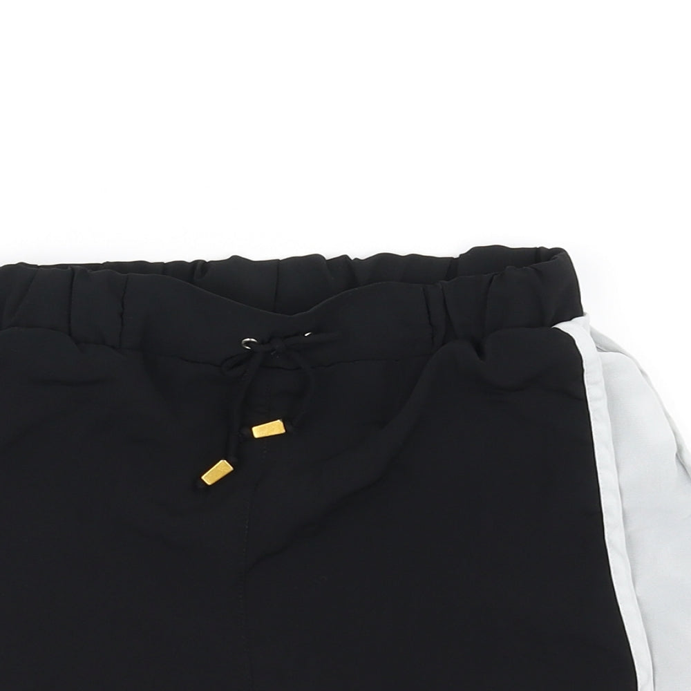 River Island Girls Black   Sweat Shorts Size 8 Years