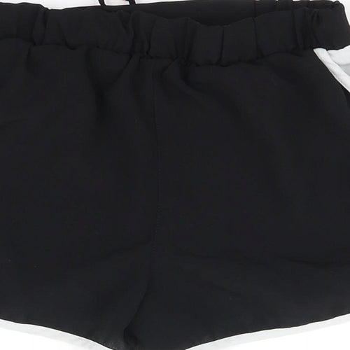 River Island Girls Black   Sweat Shorts Size 8 Years