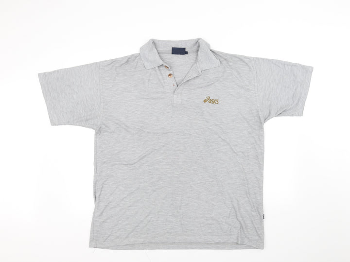 Oasis Mens Grey Polo Size L