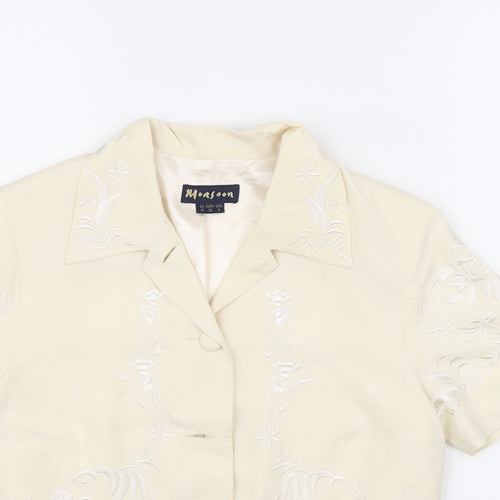 Monsoon Womens Beige   Cardigan Jumper Size 10