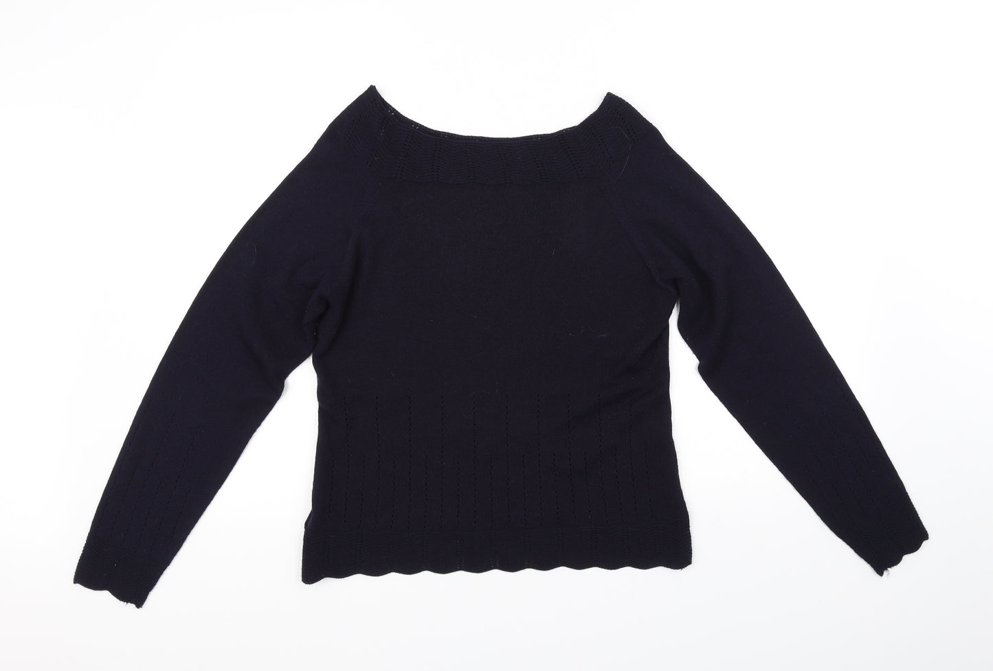 Marks and Spencer Womens Blue   Pullover Jumper Size 14