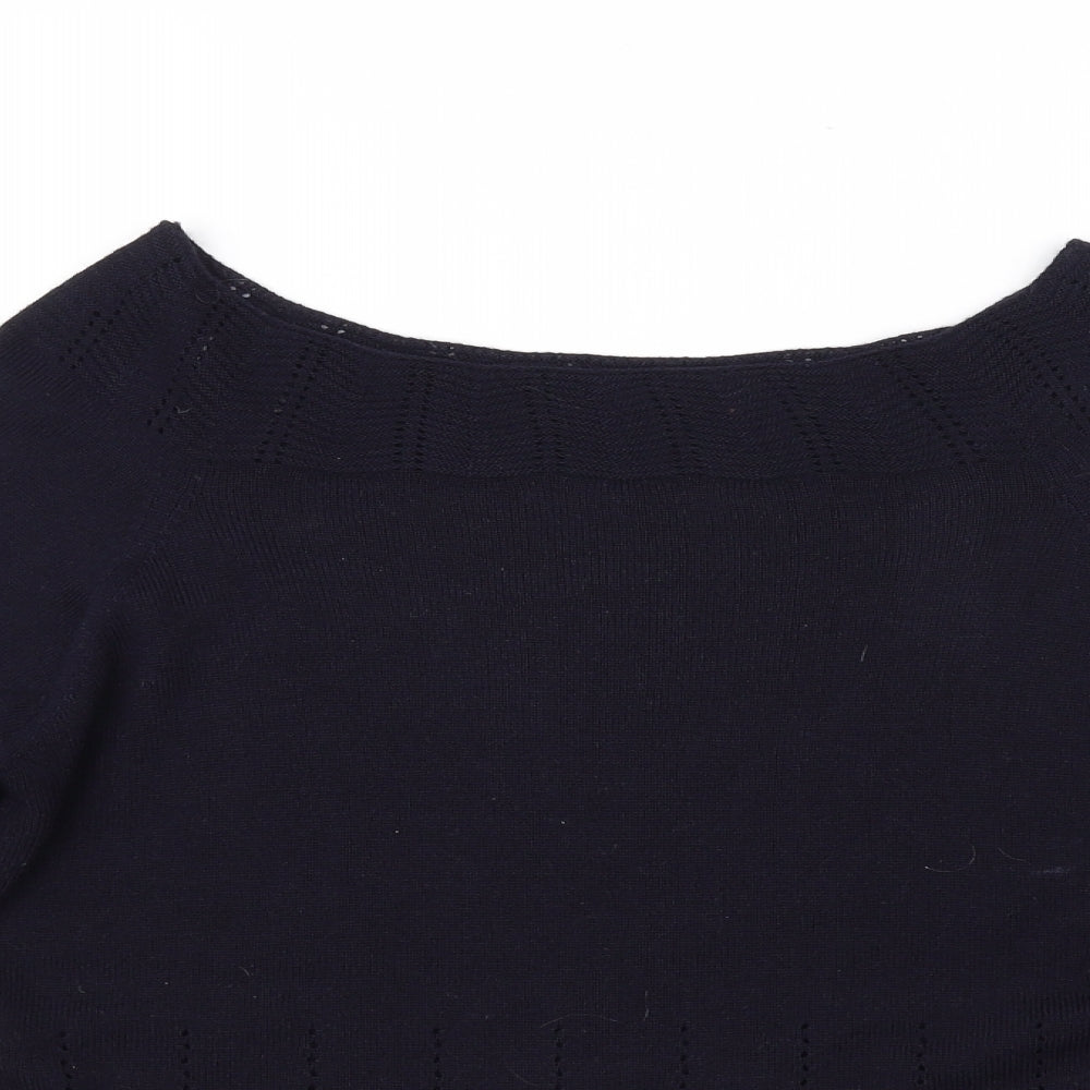 Marks and Spencer Womens Blue   Pullover Jumper Size 14