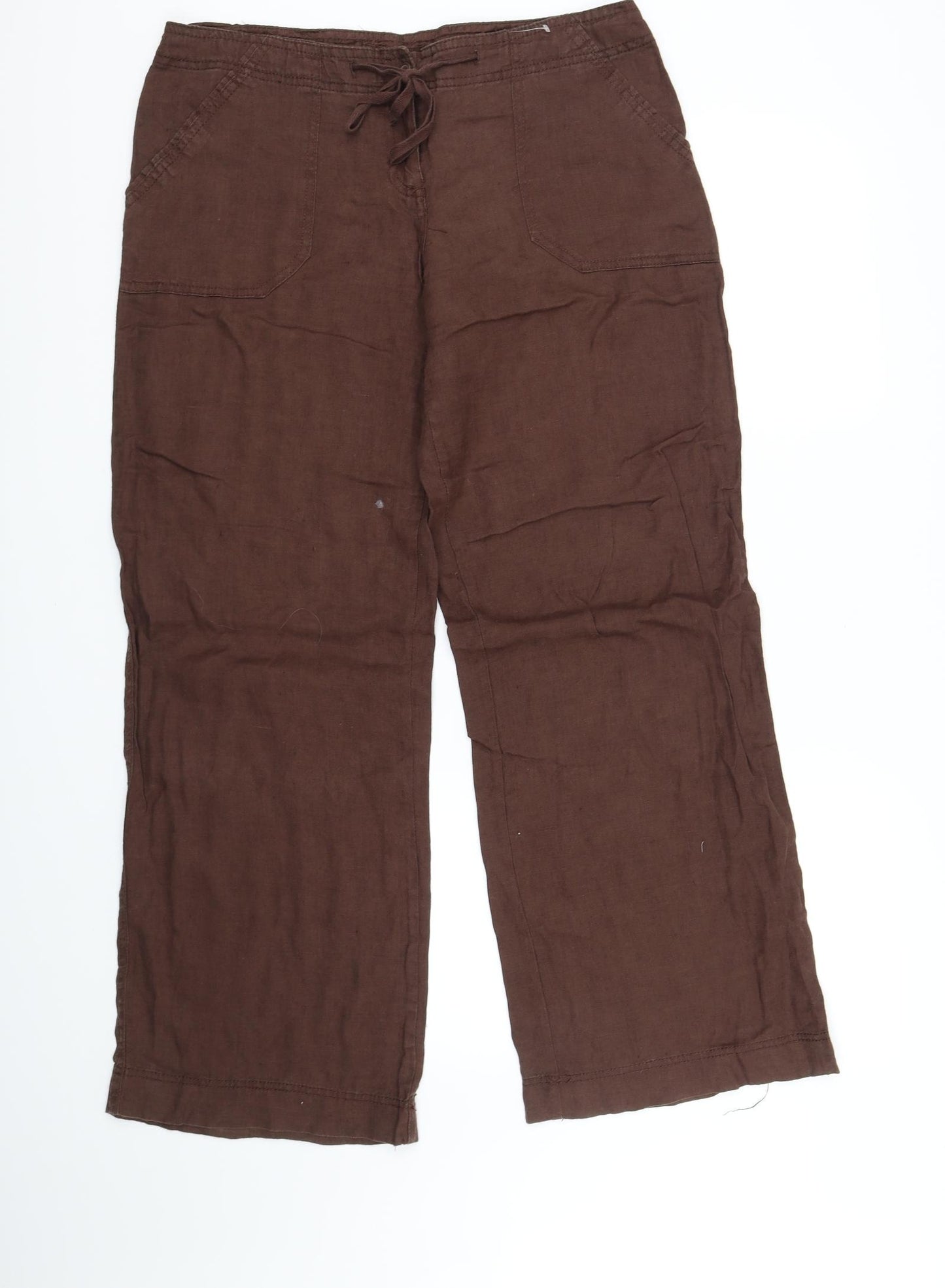 Atmosphere Womens Brown   Trousers  Size 10 L32 in
