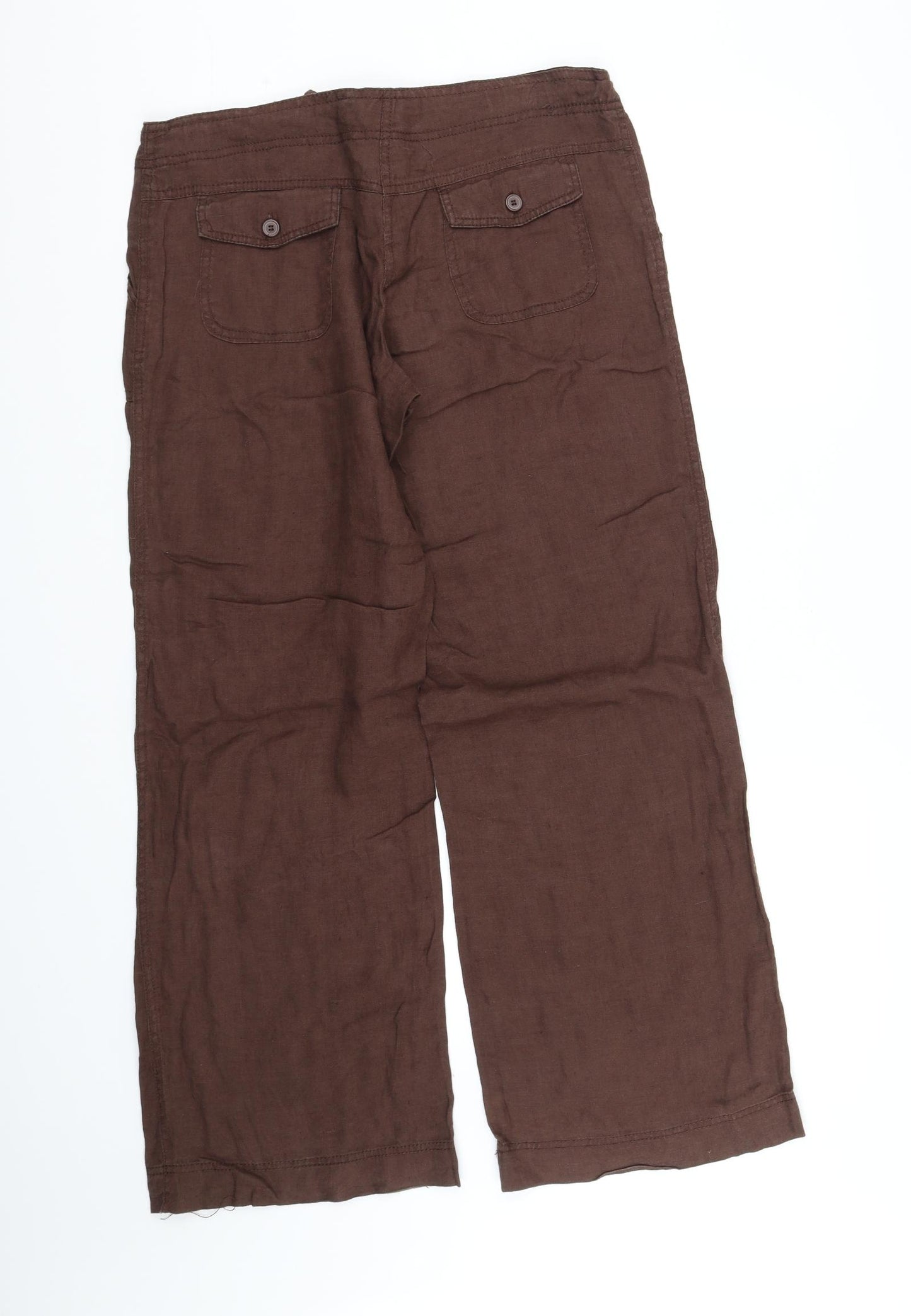 Atmosphere Womens Brown   Trousers  Size 10 L32 in