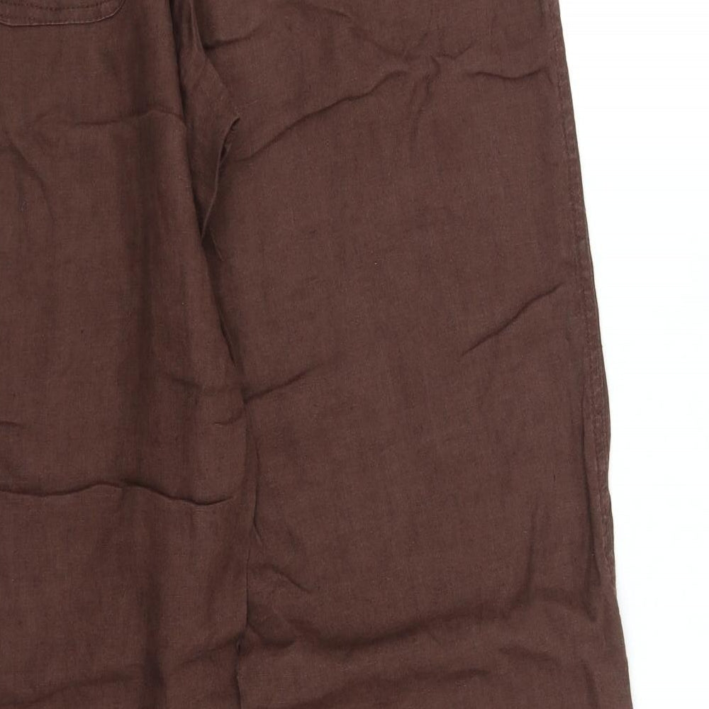 Atmosphere Womens Brown   Trousers  Size 10 L32 in
