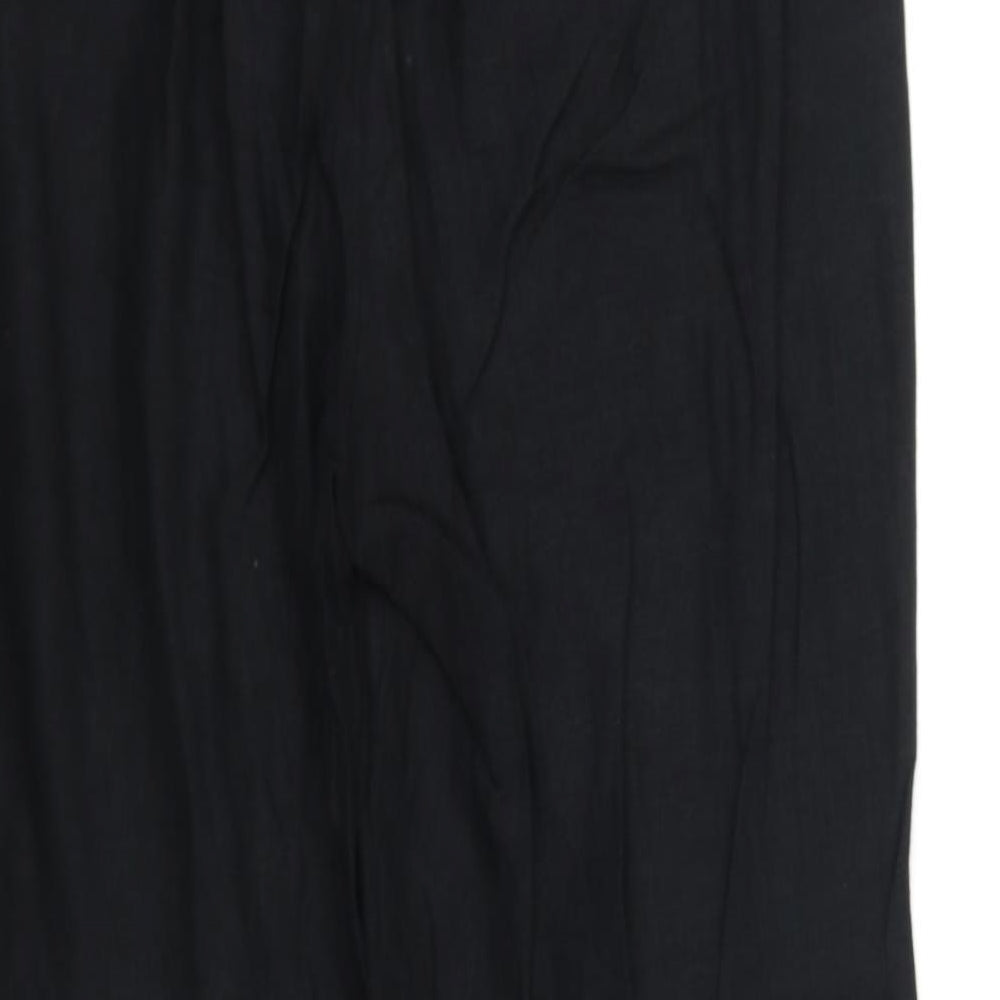 M&S Collection Womens Black   Trousers  Size 14 L30 in