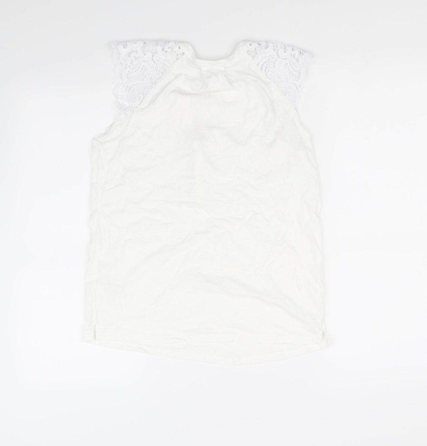 NEXT Womens White   Basic T-Shirt Size 8
