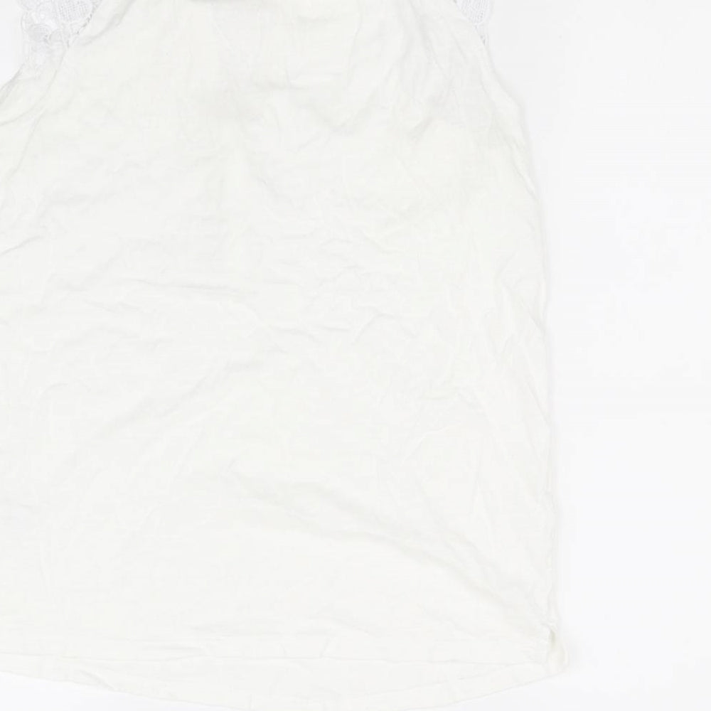 NEXT Womens White   Basic T-Shirt Size 8