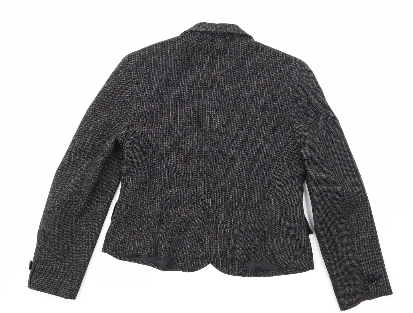 Marks and Spencer Womens Grey  Rayon Jacket Suit Jacket Size 14