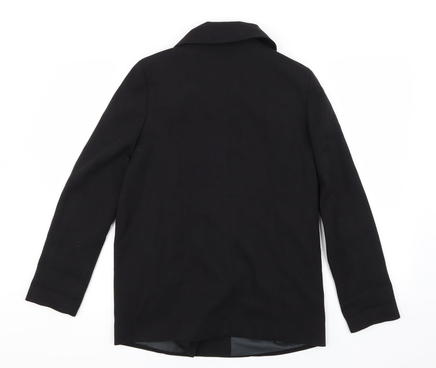 Monsoon Womens Black  Rayon Jacket  Size 10