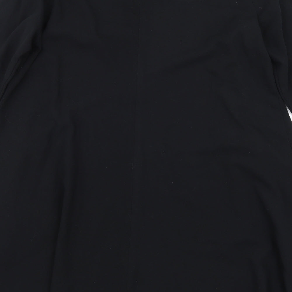 Marks and Spencer Womens Black  Rayon A-Line  Size 12