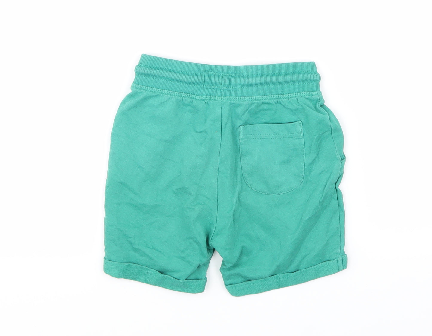 NEXT Boys Green  Jersey Sweat Shorts Size 4-5 Years