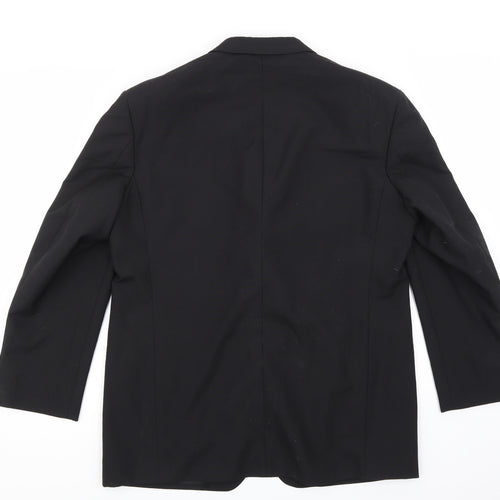 Torre Mens Black   Jacket Suit Jacket Size 44