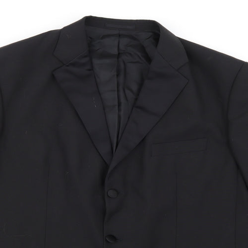 Torre Mens Black   Jacket Suit Jacket Size 44