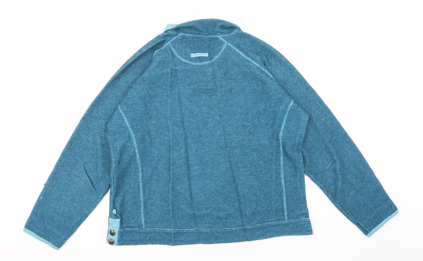 Weird Fish Womens Blue   Pullover Sweatshirt Size XL