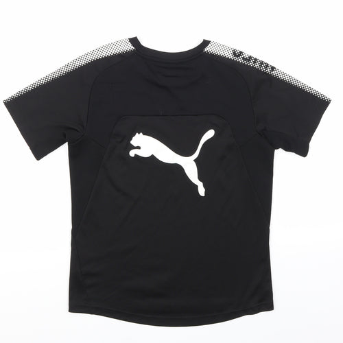 PUMA Boys Black   Basic T-Shirt Size 11-12 Years  - Newcastle United