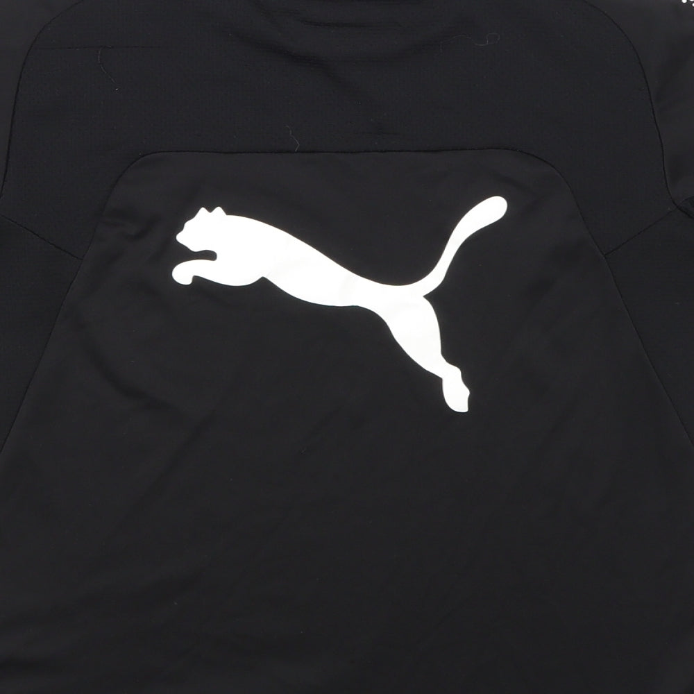 PUMA Boys Black   Basic T-Shirt Size 11-12 Years  - Newcastle United
