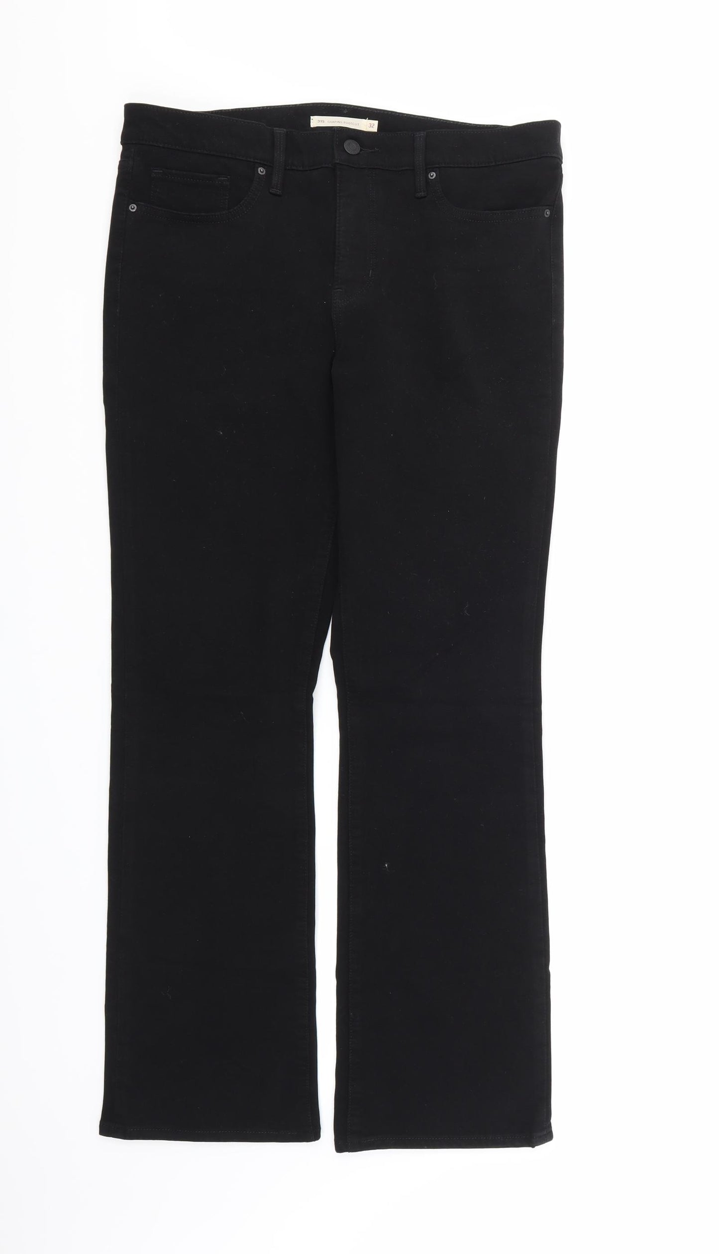 Levi's Womens Black  Denim Bootcut Jeans Size 32 in L31 in