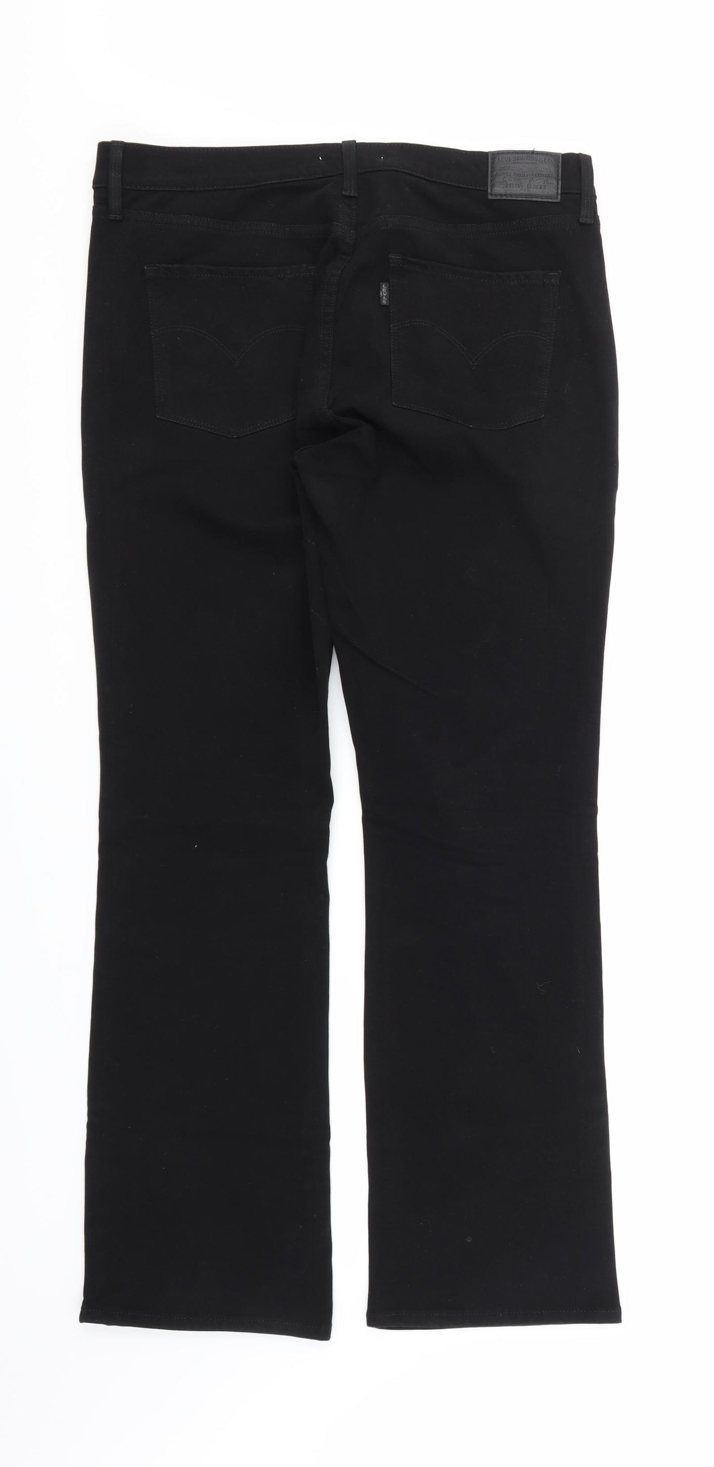 Levi's Womens Black  Denim Bootcut Jeans Size 32 in L31 in