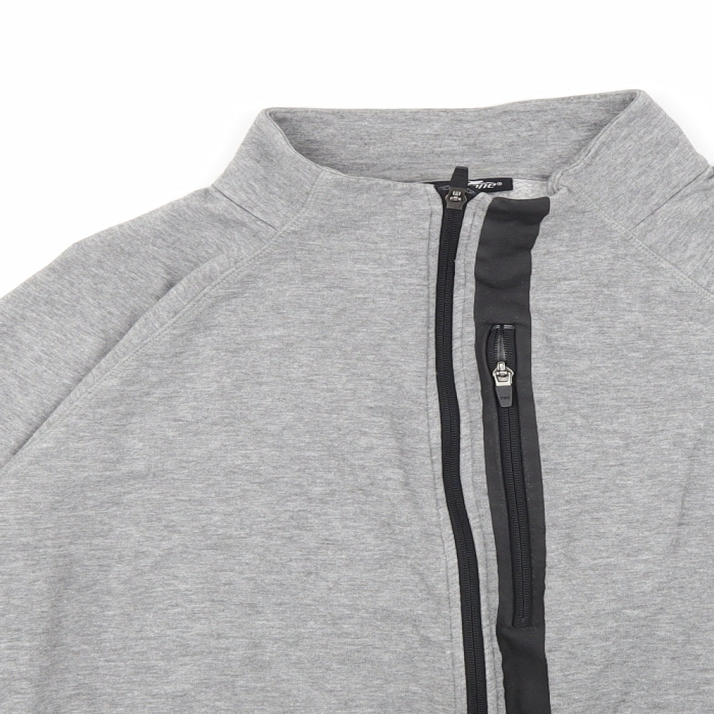Crane Mens Grey  Jersey Pullover Sweatshirt Size L