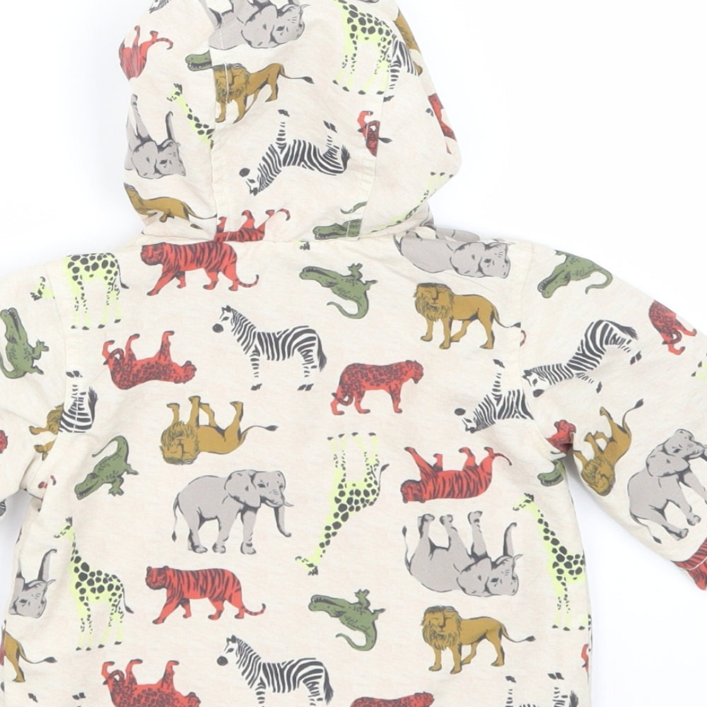 Nutmeg Baby Ivory   Basic Coat Coat Size Newborn  - Animals