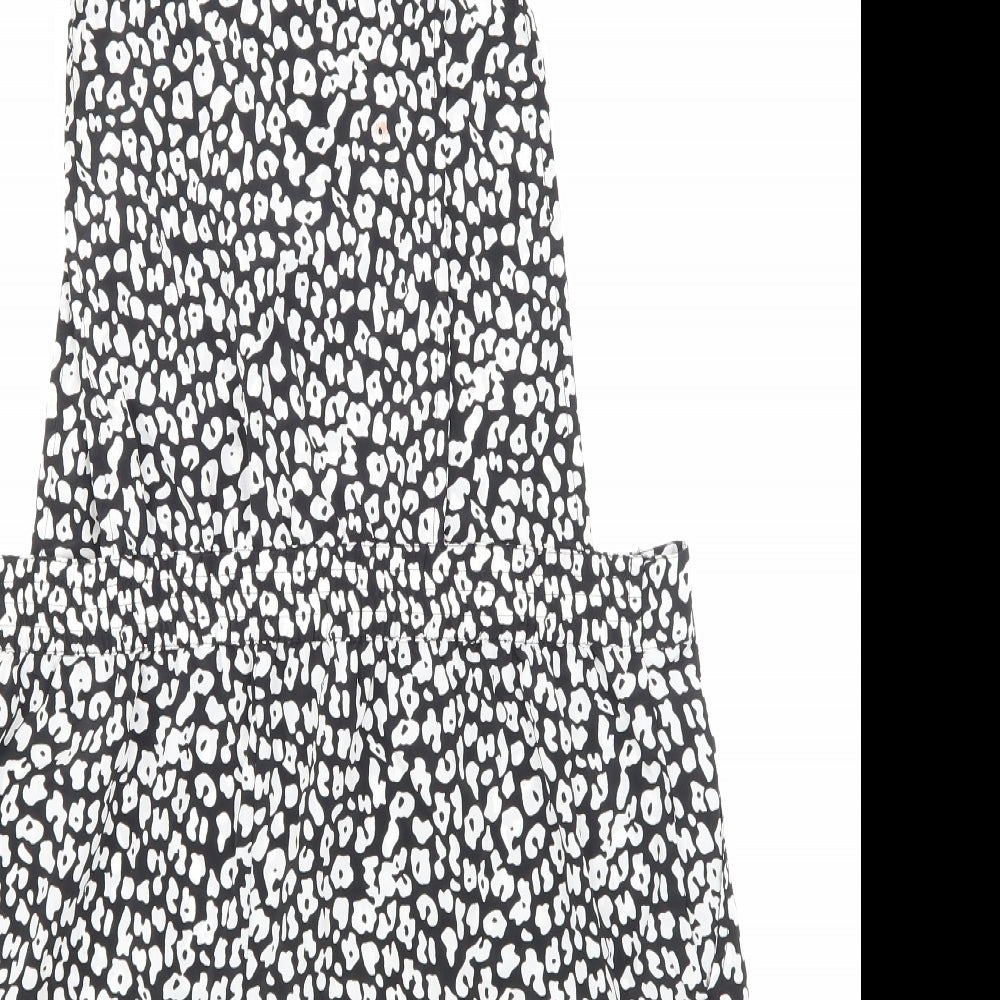 Atmosphere Womens Black Polka Dot  Dungaree One-Piece Size 16 L6 in