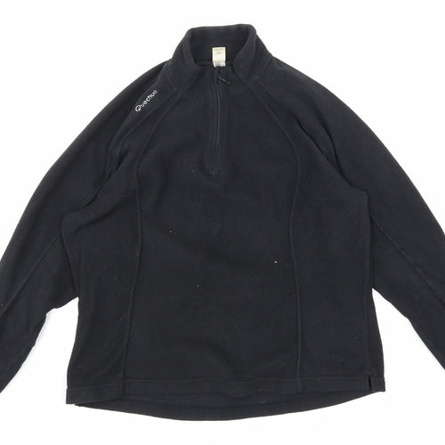 Quechua Womens Black  Fleece Jacket  Size L