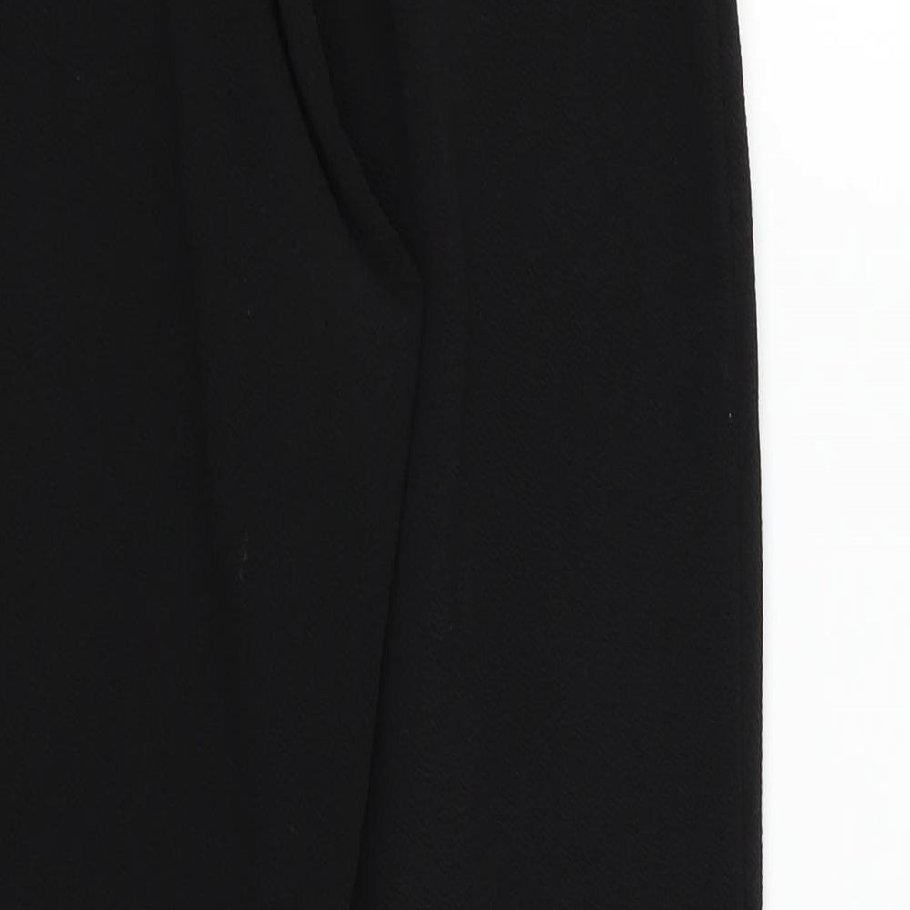 PRETTYLITTLETHING Womens Black   Dress Pants Trousers Size 8