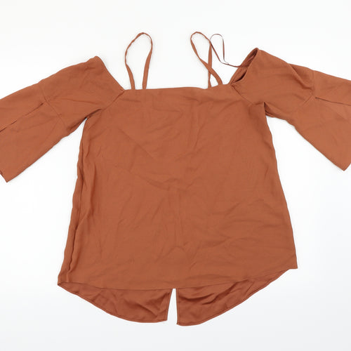 River Island Womens Orange   Basic Blouse Size 10