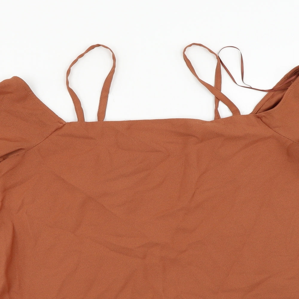 River Island Womens Orange   Basic Blouse Size 10