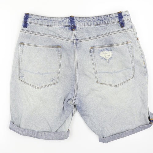 ASOS Mens Blue  Denim Bermuda Shorts Size 36 in