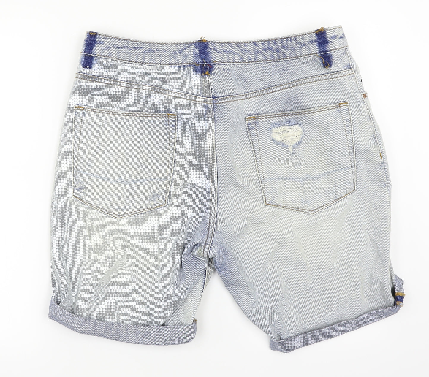 ASOS Mens Blue  Denim Bermuda Shorts Size 36 in
