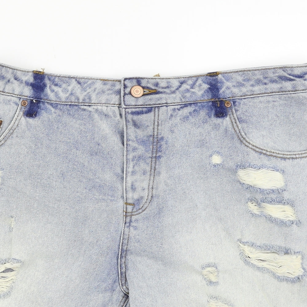 ASOS Mens Blue  Denim Bermuda Shorts Size 36 in