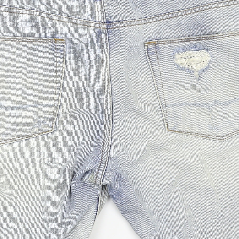 ASOS Mens Blue  Denim Bermuda Shorts Size 36 in