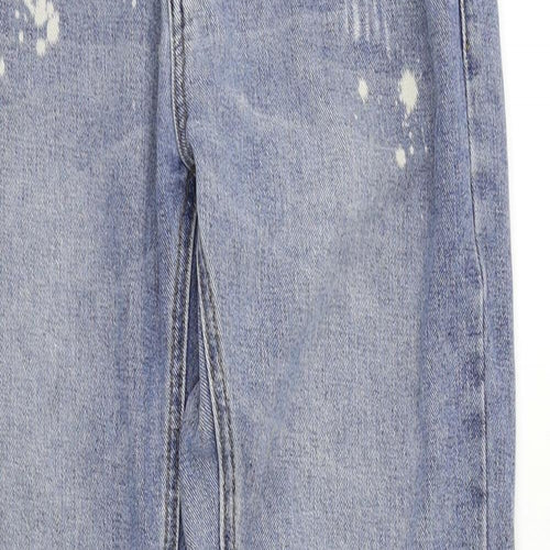 Boohoo Mens Blue  Denim Straight Jeans Size 32 in L28 in