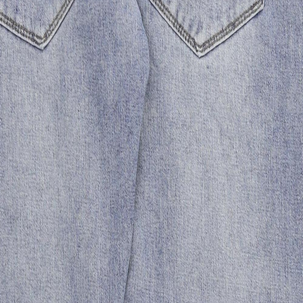 Boohoo Mens Blue  Denim Straight Jeans Size 32 in L28 in