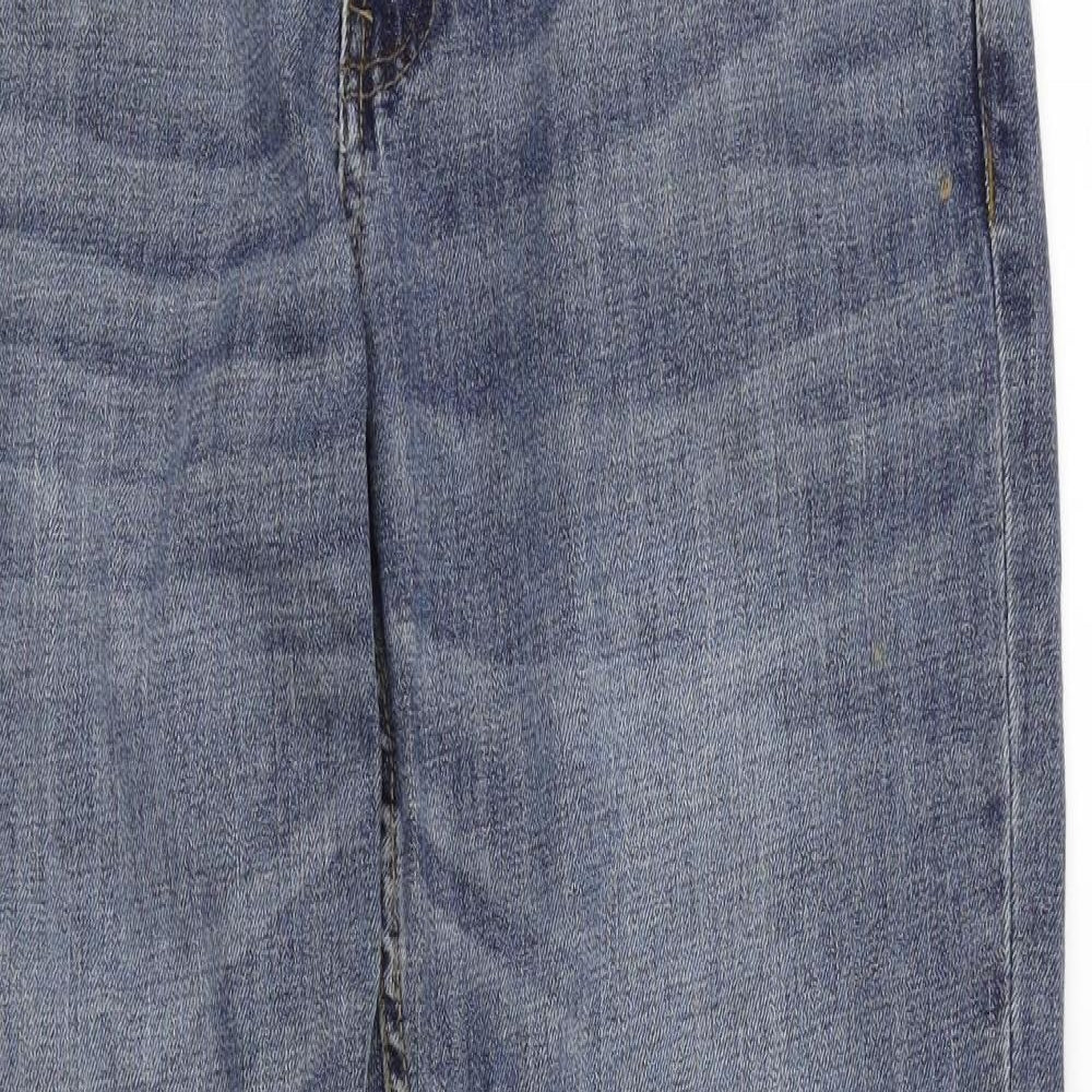 Debenhams Mens Blue  Denim Straight Jeans Size 34 in L28 in