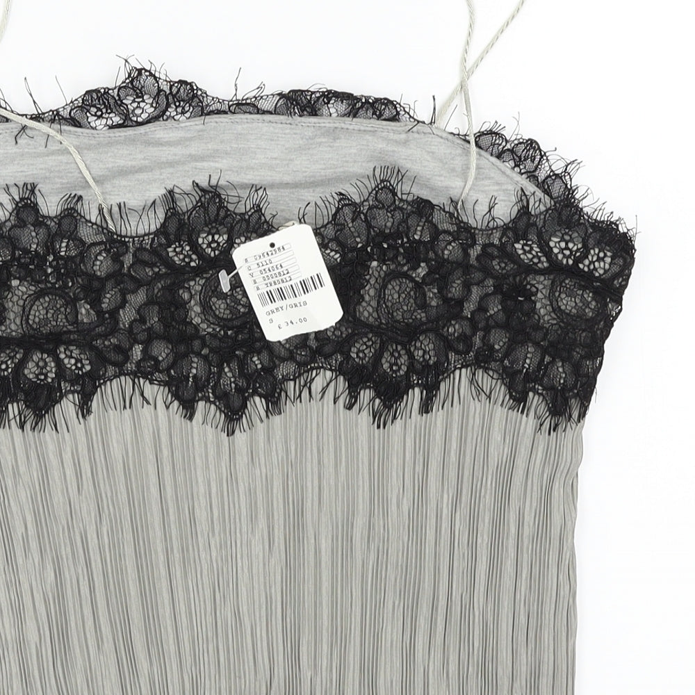 Pins & Needles Womens Grey   Camisole Blouse Size S