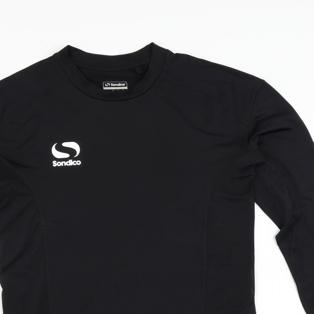 Sondico Mens Black   Jersey T-Shirt Size L