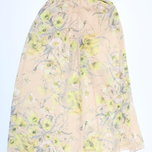 H&M Womens Multicoloured Floral  Bloomer Trousers Size 10