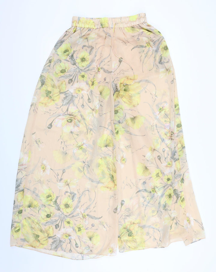 H&M Womens Multicoloured Floral  Bloomer Trousers Size 10