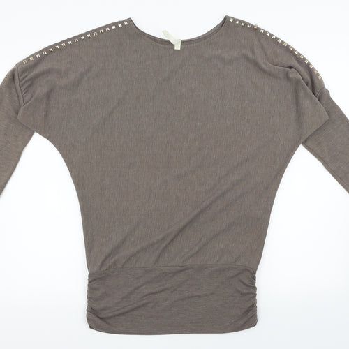 Stella Womens Brown   Pullover Jumper Size L
