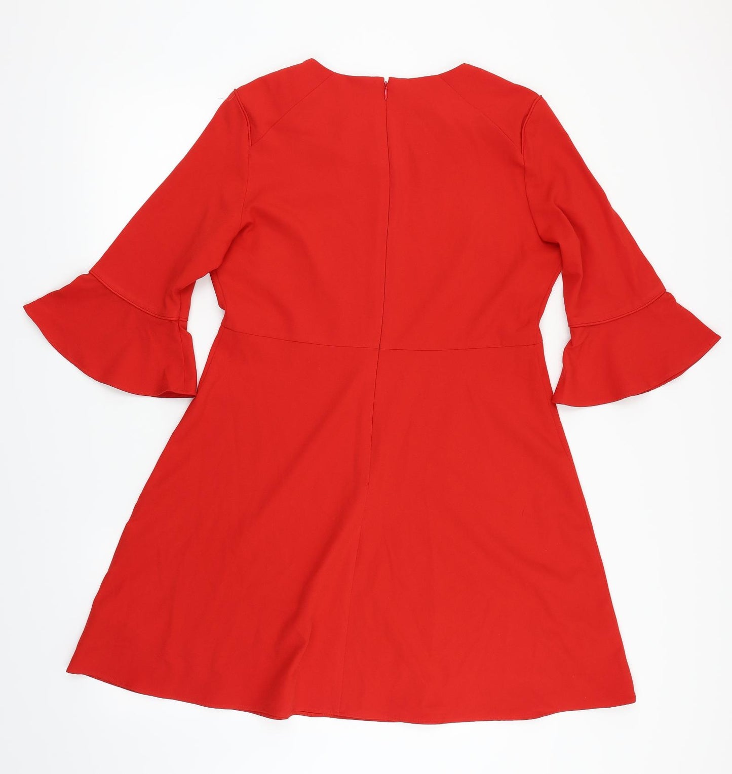 Peacocks Womens Red   A-Line  Size 14