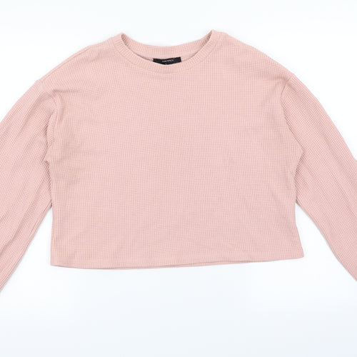 FOREVER 21 Womens Pink   Pullover Jumper Size M