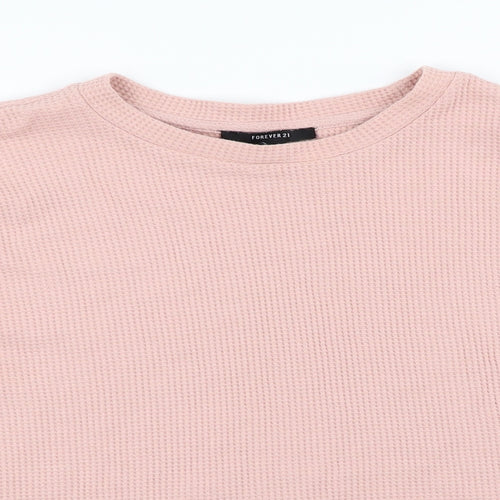 FOREVER 21 Womens Pink   Pullover Jumper Size M