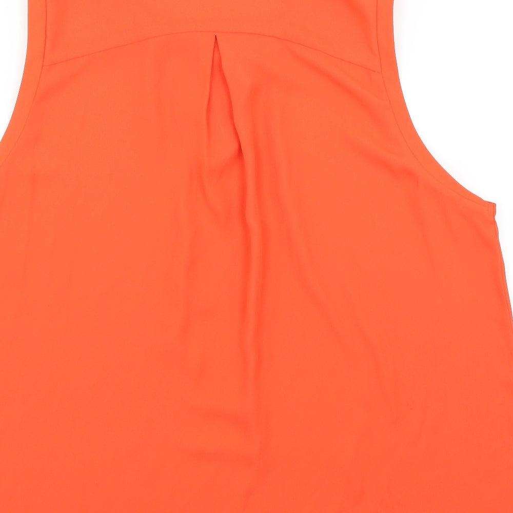 M&S Womens Orange   Basic Blouse Size 22
