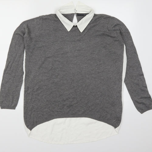 Atmosphere Womens Grey   Pullover Jumper Size 10